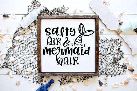 Summertime SVG - Salty Air & Mermaid Hair SVG Pickled Thistle Creative 