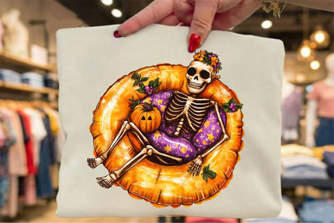 Summerween Skeleton Clipart Bundle Sublimation SVGArt 
