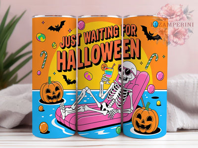 Summerween Spooky Halloween Tumbler, Spooky Summer Cup, Halloween Lover Gift, 20oz Tumbler Sublimation, Waiting For Halloween, Cute Spooky Tumbler, Halloween In Summer Sublimation Li Zamperini 