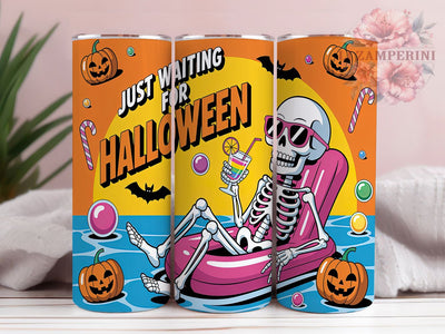 Summerween Spooky Halloween Tumbler, Spooky Summer Cup, Halloween Lover Gift, 20oz Tumbler Sublimation, Waiting For Halloween, Cute Spooky Tumbler, Halloween In Summer Sublimation Li Zamperini 