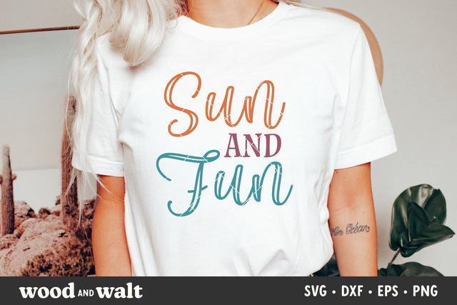 Sun And Fun SVG | Summer SVG SVG Wood And Walt 