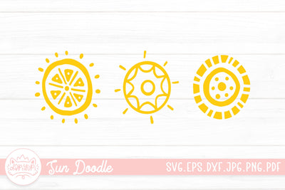 Sun Doodle SVG SVG dapiyupi store 