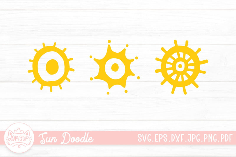 Sun Doodle SVG SVG dapiyupi store 