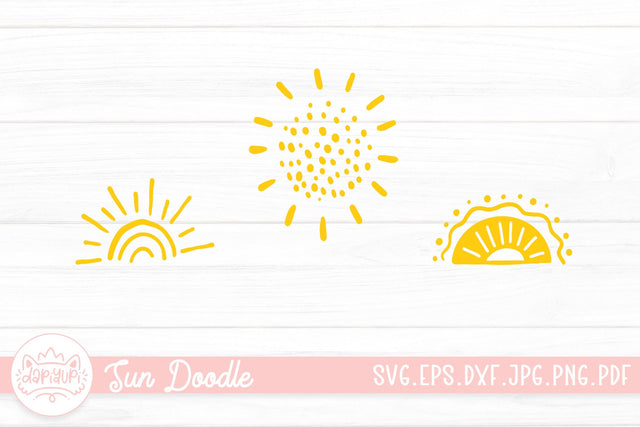 Sun Doodle SVG SVG dapiyupi store 