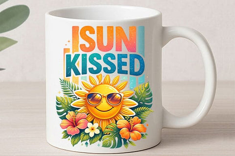 Sun Kissed PNG Tropical Summer Sublimation Design SVG BillahCrafts 