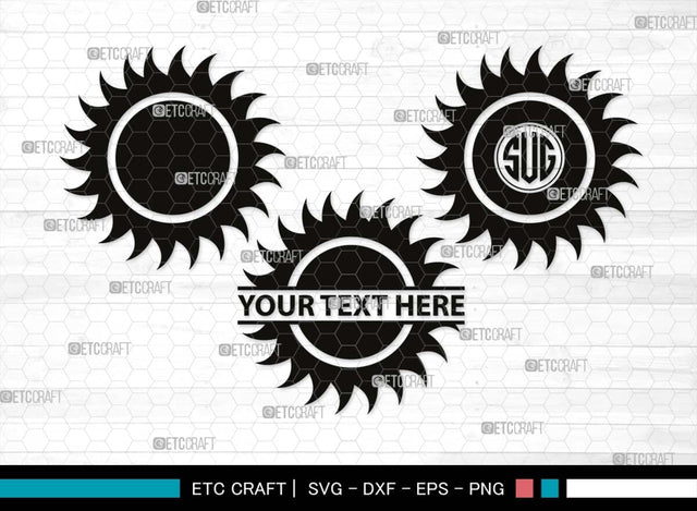 Sun Monogram, Sun Silhouette, Sun SVG, Sunshine Svg, Sun Light Svg, Weather Svg, Sunny Svg, Sunset Svg, SB00537 SVG ETC Craft 