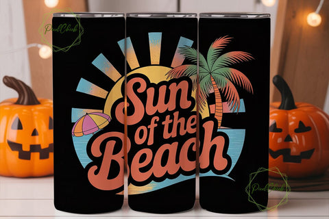Sun of the Beach 20oz Tumbler Wrap Sublimation PixelChick 