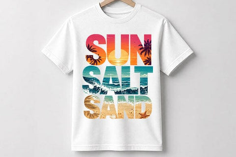 Sun Salt Sand PNG Beach Sublimation Design Coastal Vacation Digital Download SVG BillahCrafts 