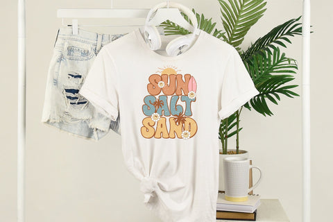 Sun Salt Sand - Retro Summer Sublimation Sublimation CraftLabSVG 