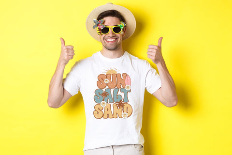 Sun Salt Sand - Retro Summer Sublimation Sublimation CraftLabSVG 