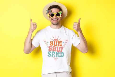 Sun Salt Sand | Retro Summer SVG File SVG CraftLabSVG 