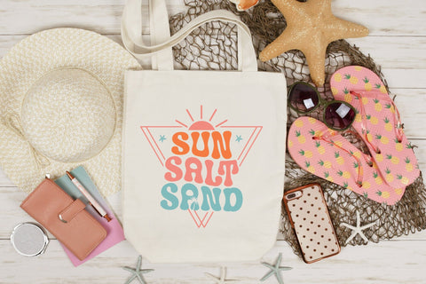 Sun Salt Sand | Retro Summer SVG File SVG CraftLabSVG 