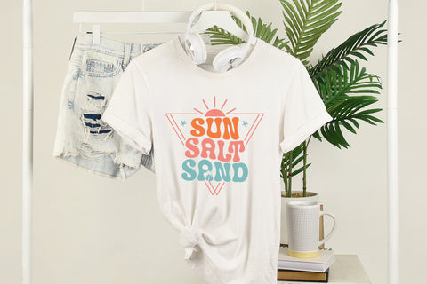 Sun Salt Sand | Retro Summer SVG File SVG CraftLabSVG 