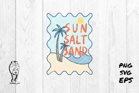 Sun Salt Sand Tropical View svg SVG dadan_pm 
