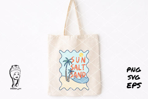 Sun Salt Sand Tropical View svg SVG dadan_pm 