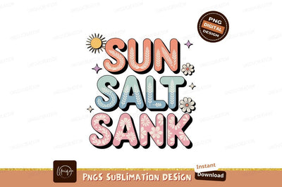 Sun Salt Sank Floral Wheat Boho Design image Sublimation Designangry 