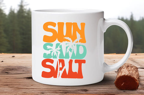 Sun sand salt SVG Design SVG Regulrcrative 