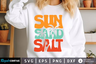 Sun sand salt SVG Design SVG Regulrcrative 
