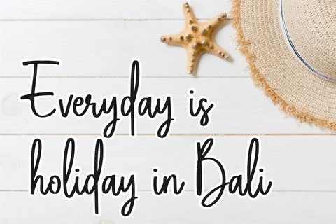 Sunbathing Font Abo Daniel Studio 