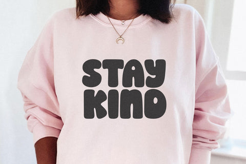 Sunday - A Bubbly Font Font KA Designs 