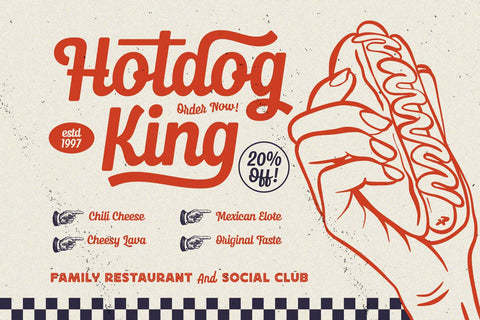 Sunday Ballerina - Modern Vintage Font Arterfak Project 