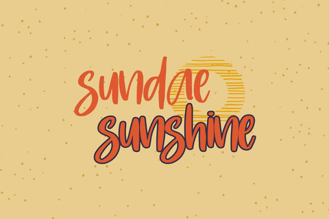Sunday Beach Font Dm Letter Studio 