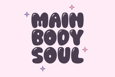 Sunday Bubble - Bold Bubble Font Font Masyafi Studio 