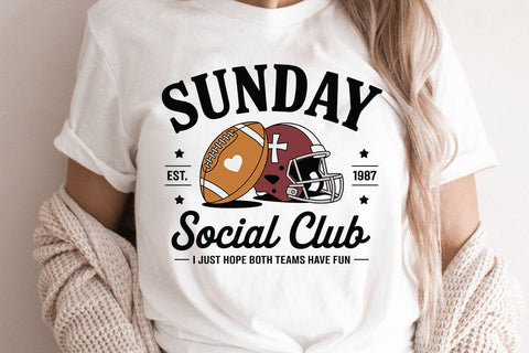 Sunday Est 1987 Social Club I Just Hope Both Teams Have Fun SVG Angelina750 