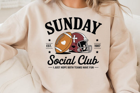 Sunday Est 1987 Social Club I Just Hope Both Teams Have Fun SVG Angelina750 