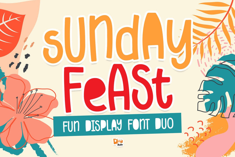 Sunday Feast Font Dm Letter Studio 