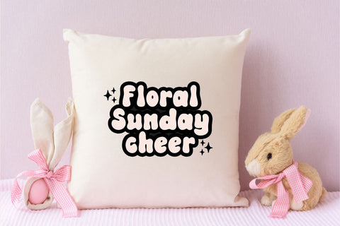 Sunday Flower - Cute Groovy Font Font Masyafi Studio 