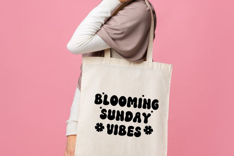Sunday Flower - Cute Groovy Font Font Masyafi Studio 