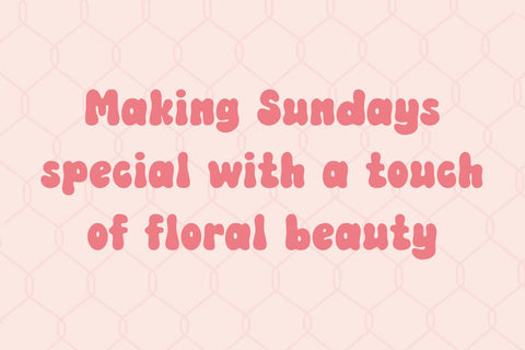 Sunday Flower - Cute Groovy Font Font Masyafi Studio 