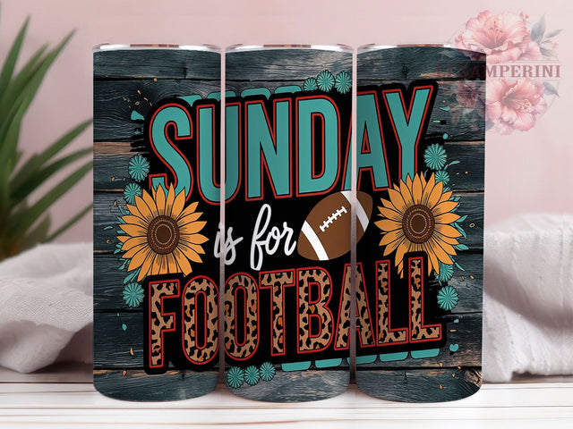 Sunday Football Game Day Sports Fan Tumbler, American Football Design, 20oz Skinny Tumbler, Sublimation Design, Game Day Tumbler Wrap, Football Lover Gift, Sports Fan Tumbler Sublimation Li Zamperini 