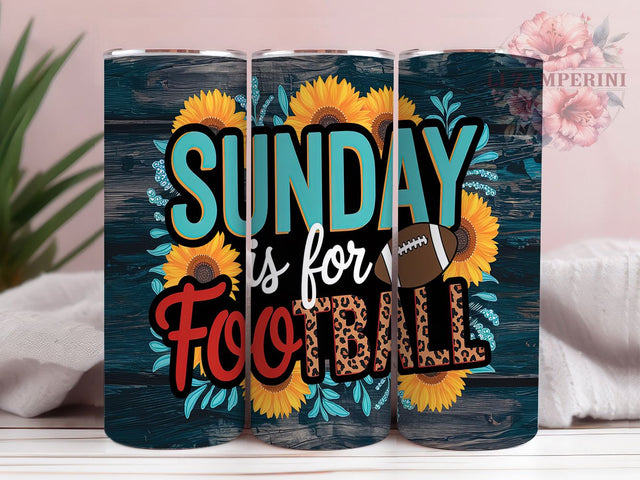 Sunday Football Game Day Sports Fan Tumbler, American Football Design, 20oz Skinny Tumbler, Sublimation Design, Game Day Tumbler Wrap, Football Lover Gift, Sports Fan Tumbler Sublimation Li Zamperini 