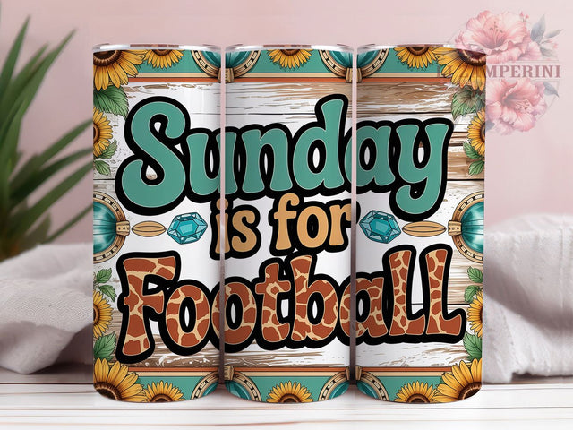 Sunday Football Tailgate Tumbler Wrap, Game Day Tumbler Wrap, Football Quote PNG, 20oz Skinny Tumbler, Football Sublimation, Tailgating Tumbler, Funny Football Tumbler Sublimation Li Zamperini 