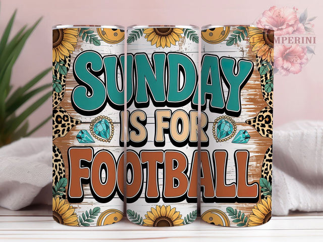 Sunday Football Tailgate Tumbler Wrap, Game Day Tumbler Wrap, Football Quote PNG, 20oz Skinny Tumbler, Football Sublimation, Tailgating Tumbler, Funny Football Tumbler Sublimation Li Zamperini 