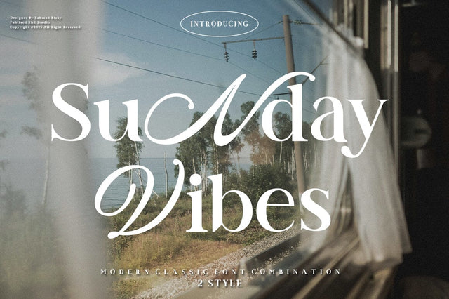 Sunday Vibes Font Studio Rhd Store 