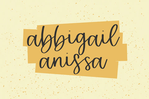 Sunfall Script Font Beck McCormick 