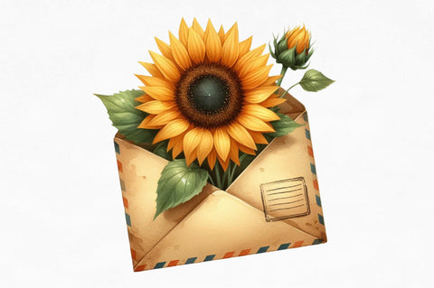 Sunflower Clipart Bundle Sublimation SVGista 