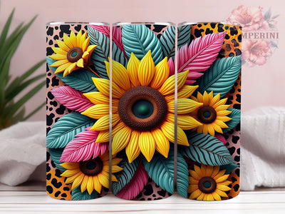 Sunflower Cow Farmhouse 20oz Tumbler, Cow Print Design, 20oz Sublimation Wrap, Farmhouse Style Tumbler, Floral Cow Gift, Rustic Tumbler Design, Sunflower Lover Gift Sublimation Li Zamperini 