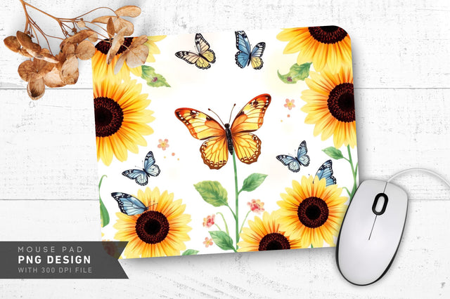 Sunflower Delight Mousepad Sublimation Regulrcrative 