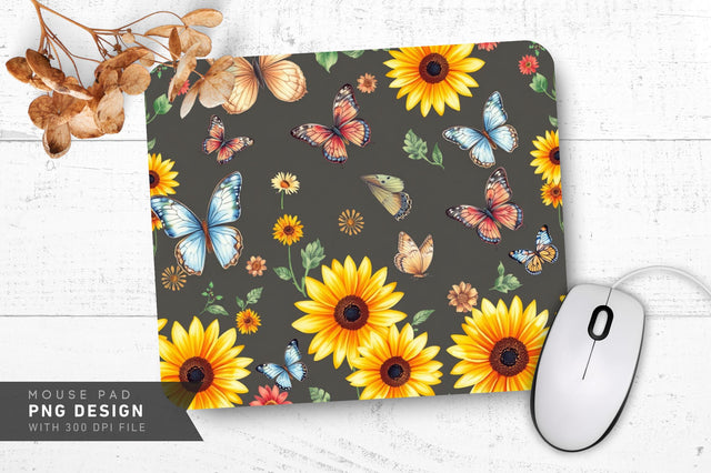 Sunflower Delight Mousepad Sublimation Regulrcrative 
