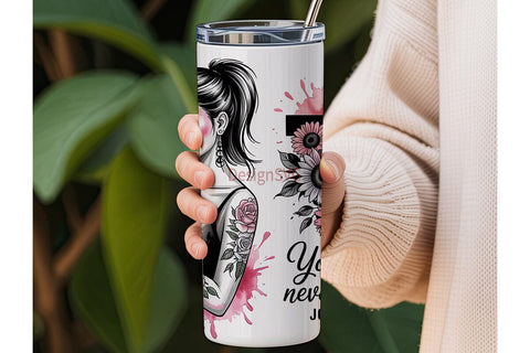 Sunflower Faith 20oz Tumbler Wrap Sublimation DesignSVG 