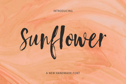 Sunflower Font gatype 