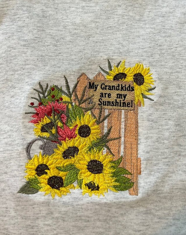 Sunflower garden Embroidery/Applique DESIGNS ArtEMByNatalia 