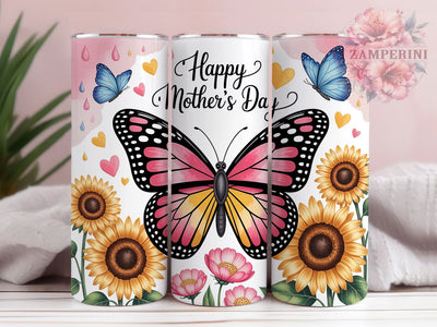Sunflower Leopard Mama Tumbler, Leopard Glitter Tumbler, Mama 20oz Wrap, Sublimation Design, Stylish Gift Idea, Mother's Day Sunflower Wrap, Glitter Leopard Mama Tumbler Sublimation Li Zamperini 