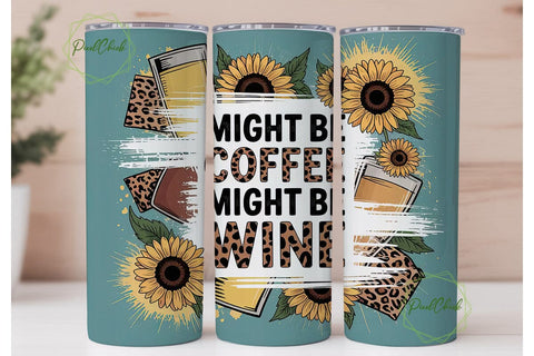 Sunflower Leopard Tumbler Wrap Sublimation PixelChick 