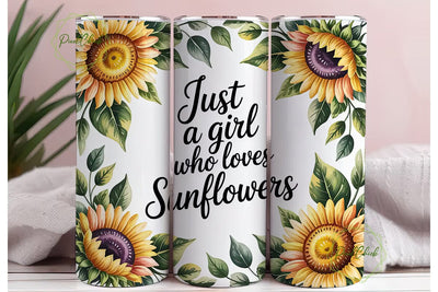Sunflower Love Tumbler Wrap Sublimation PixelChick 