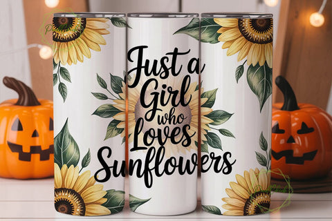 Sunflower Love Tumbler Wrap Sublimation PixelChick 